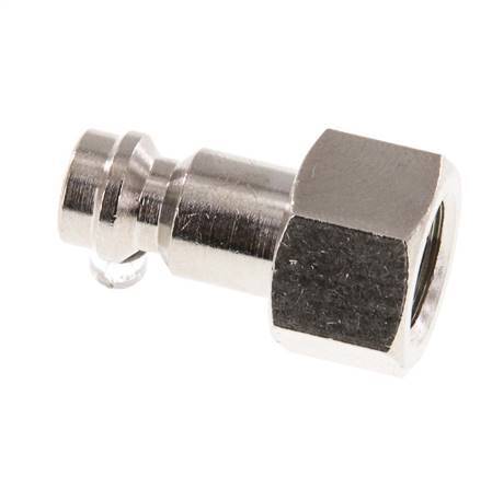 Nickel-plated Brass DN 5 Air Coupling Plug G 1/8 inch Female [5 Pieces]