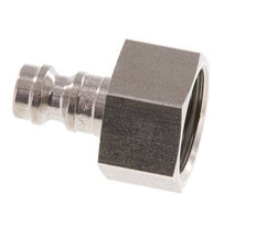 Acero inoxidable DN 5 Rojo Acoplamiento de aire Enchufe G 3/8 pulgadas Hembra Doble cierre