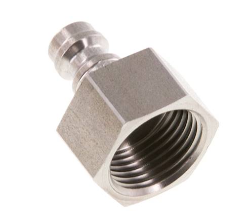Acero inoxidable DN 5 Acoplamiento de aire azul Enchufe G 3/8 pulgadas Hembra Doble cierre