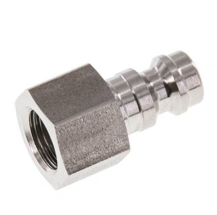 Stainless Steel 316L DN 5 Air Coupling Plug G 1/8 inch Female