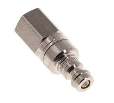 Stainless Steel 316L DN 5 Air Coupling Plug G 1/8 inch Female Double Shut-Off