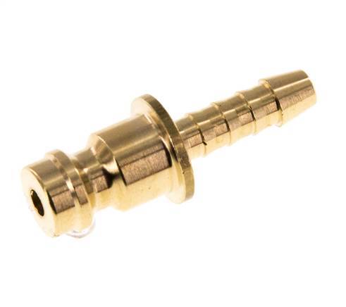 Brass DN 5 Air Coupling Plug 4 mm Hose Pillar [10 Pieces]