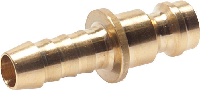 Brass DN 5 Air Coupling Plug 4 mm Hose Pillar [10 Pieces]