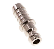 Nickel-plated Brass DN 5 Air Coupling Plug 8 mm Hose Pillar [5 Pieces]