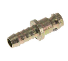 Hardened steel DN 5 Air Coupling Plug 6 mm Hose Pillar [2 Pieces]