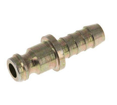 Hardened steel DN 5 Air Coupling Plug 6 mm Hose Pillar [2 Pieces]