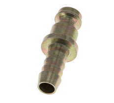 Hardened steel DN 5 Air Coupling Plug 6 mm Hose Pillar [2 Pieces]