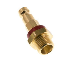 Brass DN 5 Red-Coded Air Coupling Plug G 1/4 inch Male