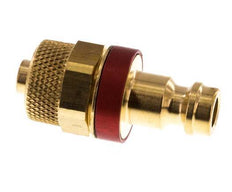 Tapón de acoplamiento de aire rojo DN 5 Tuerca de unión 6x8 mm