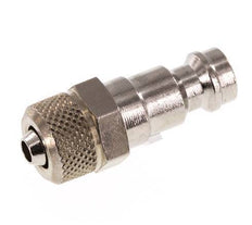 Nickel-plated Brass DN 5 Air Coupling Plug 4x6 mm Union Nut [2 Pieces]
