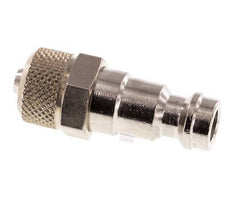 Nickel-plated Brass DN 5 Air Coupling Plug 4x6 mm Union Nut [2 Pieces]