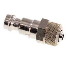 Nickel-plated Brass DN 5 Air Coupling Plug 4x6 mm Union Nut [2 Pieces]