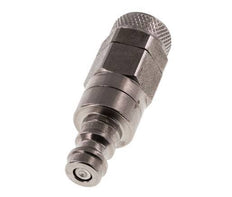 Stainless steel DN 5 Air Coupling Plug 6x8 mm Union Nut Double Shut-Off