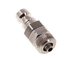 Stainless Steel 316L DN 5 Air Coupling Plug 4x6 mm Union Nut