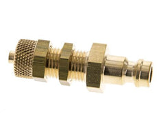 Acoplamiento de aire de latón DN 5 Tuerca de unión de 4x6 mm Mampara