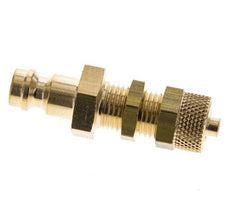 Acoplamiento de aire de latón DN 5 Tuerca de unión de 4x6 mm Mampara