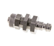 Acero inoxidable DN 5 Acoplamiento de aire Tapón Tuerca de unión 6x8 mm Mampara