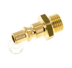 Brass DN 5.5 (Orion) Air Coupling Plug G 1/4 inch Male [5 Pieces]
