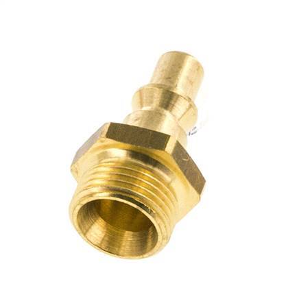 Brass DN 5.5 (Orion) Air Coupling Plug G 3/8 inch Male [5 Pieces]
