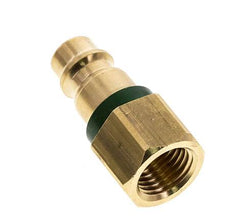 Acoplamiento de aire de latón DN 7.2 (Euro) con código verde G 1/4 pulgada hembra
