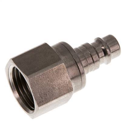 Stainless steel DN 7.2 (Euro) Air Coupling Plug G 1/2 inch Female Double Shut-Off