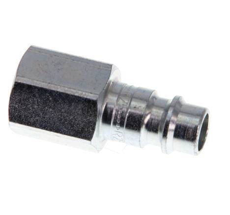 Hardened steel DN 7.2 (Euro) Air Coupling Plug G 1/4 inch Female [2 Pieces]