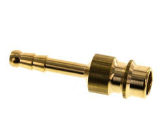 Brass DN 7.2 (Euro) Air Coupling Plug 4 mm Hose Pillar [5 Pieces]
