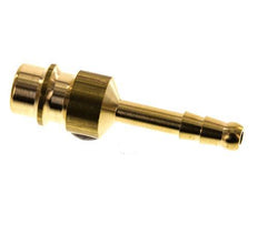 Brass DN 7.2 (Euro) Air Coupling Plug 4 mm Hose Pillar [5 Pieces]