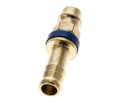Latón DN 7.2 (Euro) Tapón de acoplamiento de aire codificado en azul Pilar de manguera de 9 mm