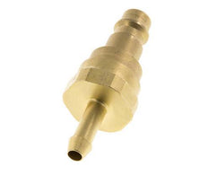 Brass DN 7.2 (Euro) Air Coupling Plug 6 mm Hose Pillar with Check Valve