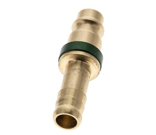 Latón DN 7.2 (Euro) Tapón de anclaje de aire con código verde Pilar de manguera de 9 mm