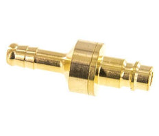 Latón DN 7.2 (Euro) Enchufe de acoplamiento de aire 8 mm Pilar de manguera Doble cierre