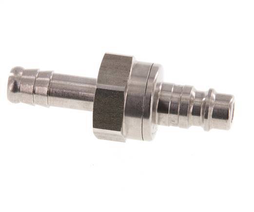 Acero inoxidable DN 7,2 (Euro) Tapón de acoplamiento de aire 10 mm Pilar de manguera Doble cierre