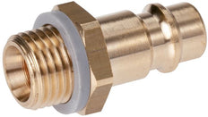 Brass DN 7.2 (Euro) Air Coupling Plug G 1/2 inch Male [2 Pieces]