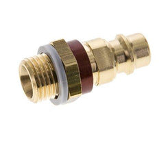 Acoplamiento de aire de latón DN 7.2 (Euro) con código marrón G 1/4 pulgada macho
