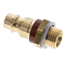 Acoplamiento de aire de latón DN 7.2 (Euro) con código marrón G 1/4 pulgada macho