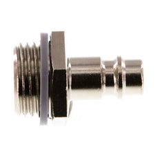 Nickel-plated Brass DN 7.2 (Euro) Air Coupling Plug G 1/2 inch Male [2 Pieces]