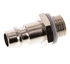 Nickel-plated Brass DN 7.2 (Euro) Air Coupling Plug G 1/4 inch Male [2 Pieces]