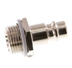 Nickel-plated Brass DN 7.2 (Euro) Air Coupling Plug G 3/8 inch Male [2 Pieces]