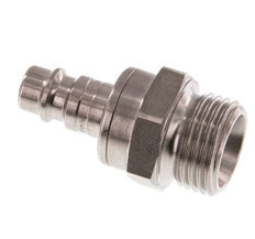 Acero inoxidable DN 7.2 (Euro) Enchufe de acoplamiento de aire G 1/2 pulgada macho de doble cierre