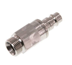 Acero inoxidable 316L DN 7.2 (Euro) Enchufe de acoplamiento de aire G 3/8 pulgadas macho de doble cierre