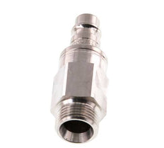 Acero inoxidable 316L DN 7.2 (Euro) Enchufe de acoplamiento de aire G 3/8 pulgadas macho de doble cierre