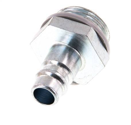 Hardened steel DN 7.2 (Euro) Air Coupling Plug G 1/2 inch Male [2 Pieces]