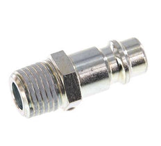 Hardened steel DN 7.2 (Euro) Air Coupling Plug R 1/4 inch Male [2 Pieces]