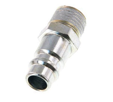 Hardened steel DN 7.2 (Euro) Air Coupling Plug R 1/4 inch Male [2 Pieces]