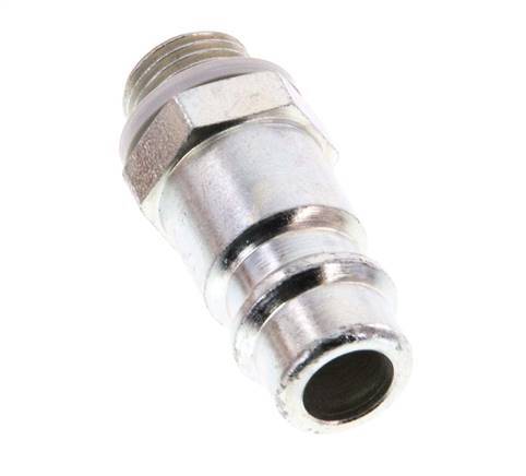 Hardened steel DN 7.2 (Euro) Air Coupling Plug G 1/8 inch Male [2 Pieces]