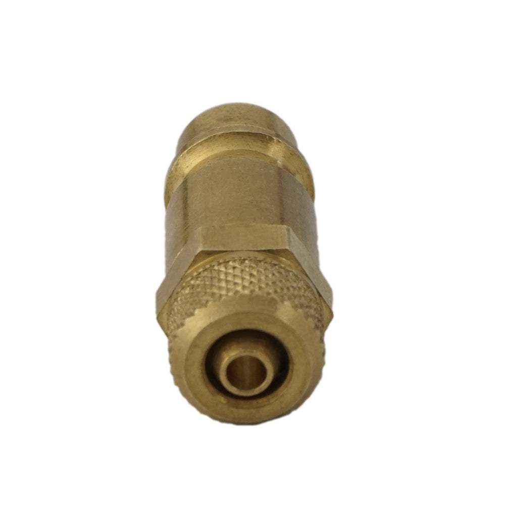 Brass DN 7.2 (Euro) Air Coupling Plug 8x10 mm Union Nut [2 Pieces]