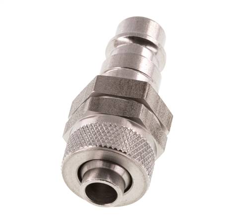 Acero inoxidable DN 7.2 (Euro) Tapón de acoplamiento de aire Tuerca de unión de 8x10 mm