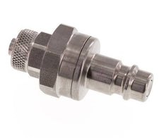 Acero inoxidable DN 7,2 (Euro) Enchufe de acoplamiento de aire Tuerca de unión 6x8 mm Cierre doble