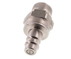Acero inoxidable DN 7,2 (Euro) Enchufe de acoplamiento de aire Tuerca de unión de 8x10 mm Cierre doble